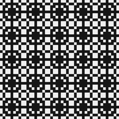 Fototapeta premium Abstract Cross Pattern Dots Logo generative computational art illustration
