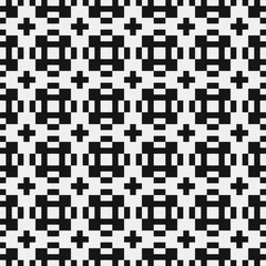 Fototapeta premium Abstract Cross Pattern Dots Logo generative computational art illustration