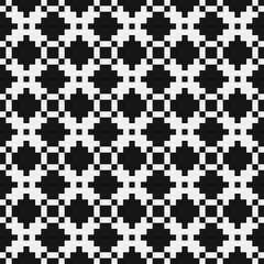 Abstract Cross Pattern Dots Logo generative computational art illustration