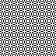 Fototapeta premium Abstract Cross Pattern Dots Logo generative computational art illustration