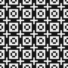 Abstract Cross Pattern Dots Logo generative computational art illustration