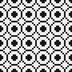 Abstract Cross Pattern Dots Logo generative computational art illustration