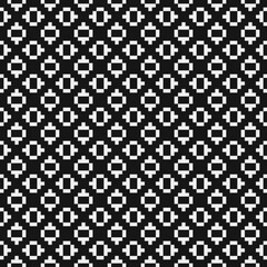 Fototapeta premium Abstract Cross Pattern Dots Logo generative computational art illustration