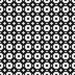 Fototapeta premium Abstract Cross Pattern Dots Logo generative computational art illustration