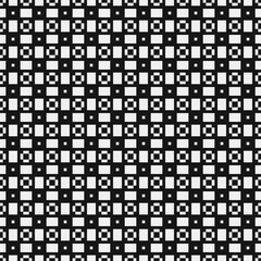 Fototapeta premium Abstract Cross Pattern Dots Logo generative computational art illustration