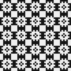 Abstract Cross Pattern Dots Logo generative computational art illustration