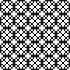 Fototapeta premium Abstract Cross Pattern Dots Logo generative computational art illustration