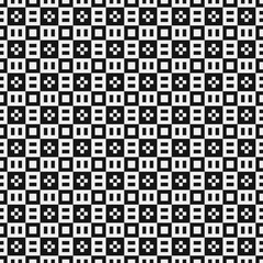 Fototapeta premium Abstract Cross Pattern Dots Logo generative computational art illustration