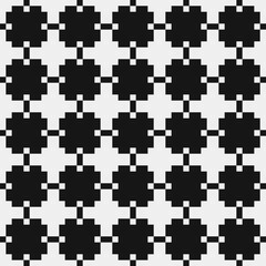 Abstract Cross Pattern Dots Logo generative computational art illustration