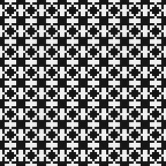 Abstract Cross Pattern Dots Logo generative computational art illustration