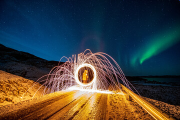 Aurora Borealis, Steelwool Fotography.