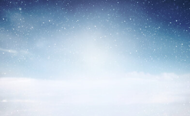 Obraz premium Winter Holiday Outdoors Snow Landscape Background Illustration