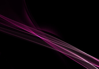 Abstract background waves. Black and violet red abstract background for wallpaper or business card