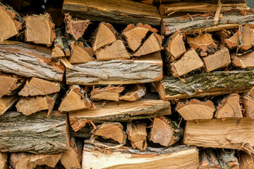 A close up of log