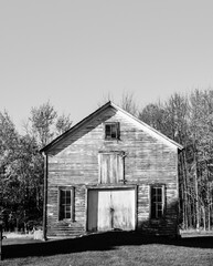 Obraz premium old weathered wood barn