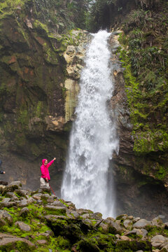 Rio Agrio Waterfall in Costa Rica