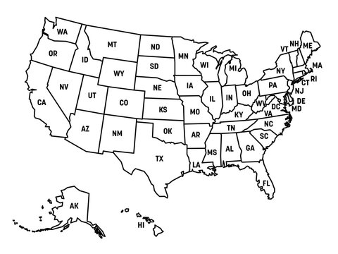 Map of USA