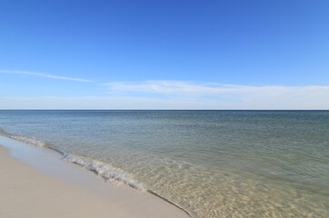 View of the Gulf of Mexico from the beach of Santa Rose Island