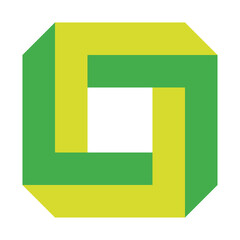 3D impossible square