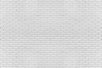 Abstract white brick wall texture for background or wallpaper.