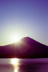 田貫湖からの日の出