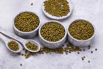 Green mung beans, healthy legumes