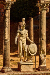 Villa Adriana statue Tivoli near Rome Lazio region Italy landmark © snaptitude
