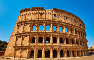Fototapeta na wymiar Colosseum Rome Lazio Italy landmark