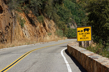 sign on the road