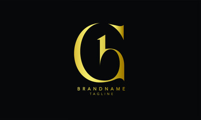 Alphabet letters Initials Monogram logo GB, BG, G and B
