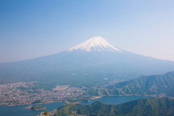Fototapeta premium 新道峠からの富士山