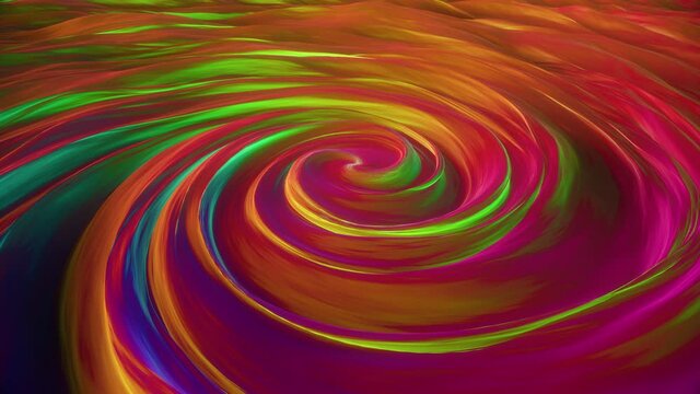 Colorful Abstract Twisting Swirl Pool Loop Background