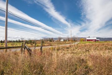 Fototapeta premium Country Road in Ulster County
