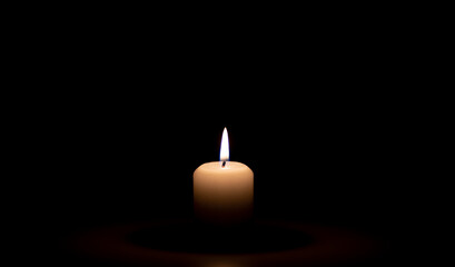 candle in the dark