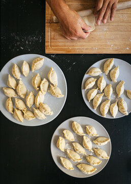 Making dumplings