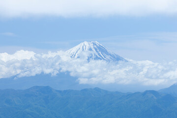 甘利山からの富士山