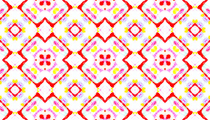 Abstract Watercolor Ethnic Print Design. 