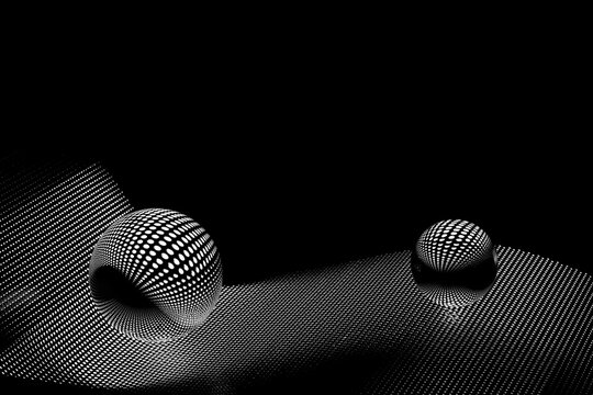 Coloured sphere background