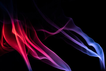 Colourful smoke