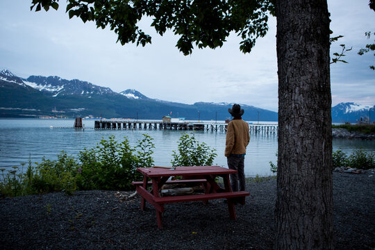 Alaskan Picnic at Midnight