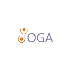 Abstract yoga logo design, Physical Fitness logo icon, green gradient color, company vector design