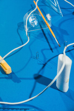 Office Supplies / DIY ""Cable"" Rollercoaster""For Staples -Abstract Set Ups.