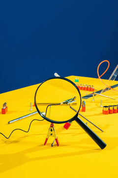 Craftsman/Electrician/Workman/Technician Tool - Instruments Set Up In Uncoventional Way / Abstract Set Ups.