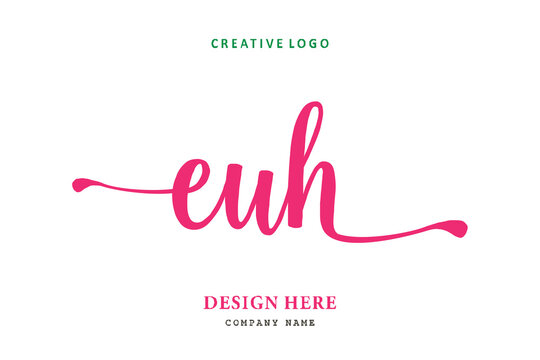 EUH lettering logo is simple, easy to understand and authoritative