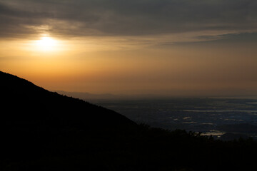 Naklejka premium 伊勢の夕景