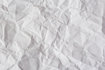 Obraz premium crumpled white paper texture