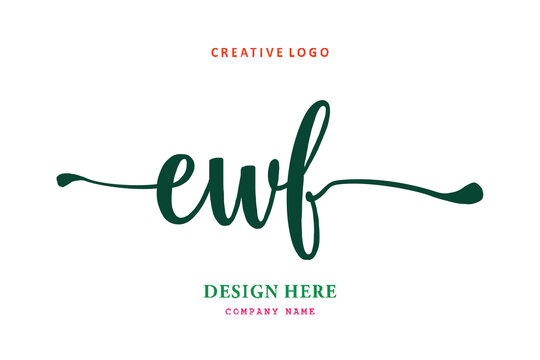 EWF lettering logo is simple, easy to understand and authoritative