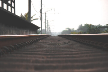 One railroad track