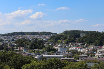 Fototapeta na wymiar 富士見台公園からの眺望（東京都八王子市）
