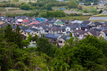 河南町の街並み